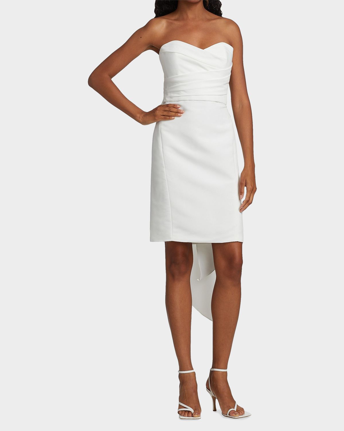 Amsale Strapless Silk Faille Bow Dress | Thumbnail 7 Amsale Strapless Silk Faille Bow Dress | Thumbnail 7