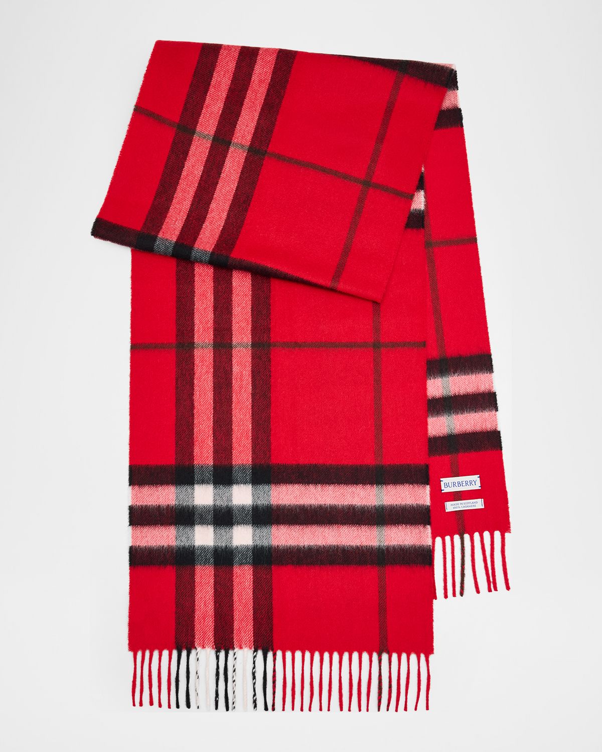 Burberry Men 's Giant Check Cashmere Scarf | Thumbnail 5 Burberry Men 's Giant Check Cashmere Scarf | Thumbnail 5
