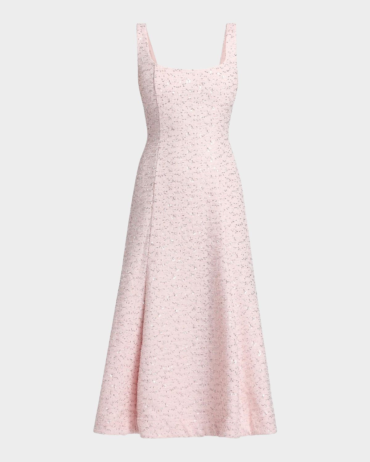 As It May Meadow Embellished Tweed Midi-Dress