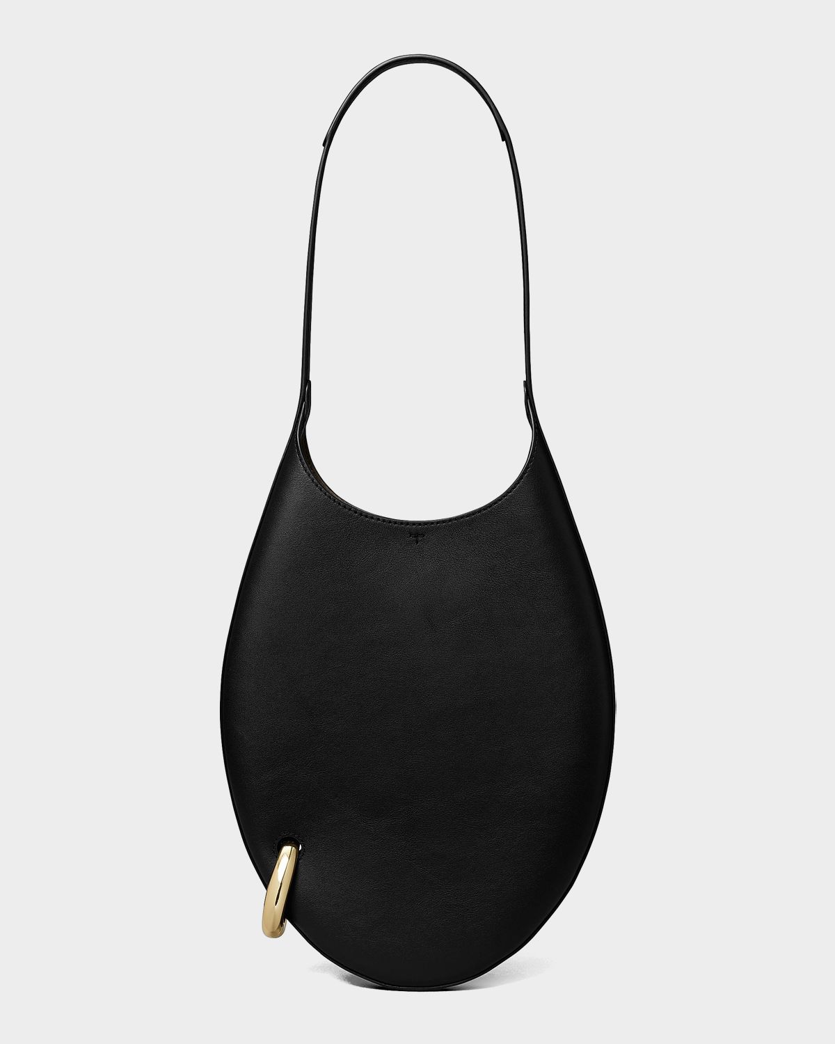 Tory Burch Small Pierced Leather Hobo Bag
