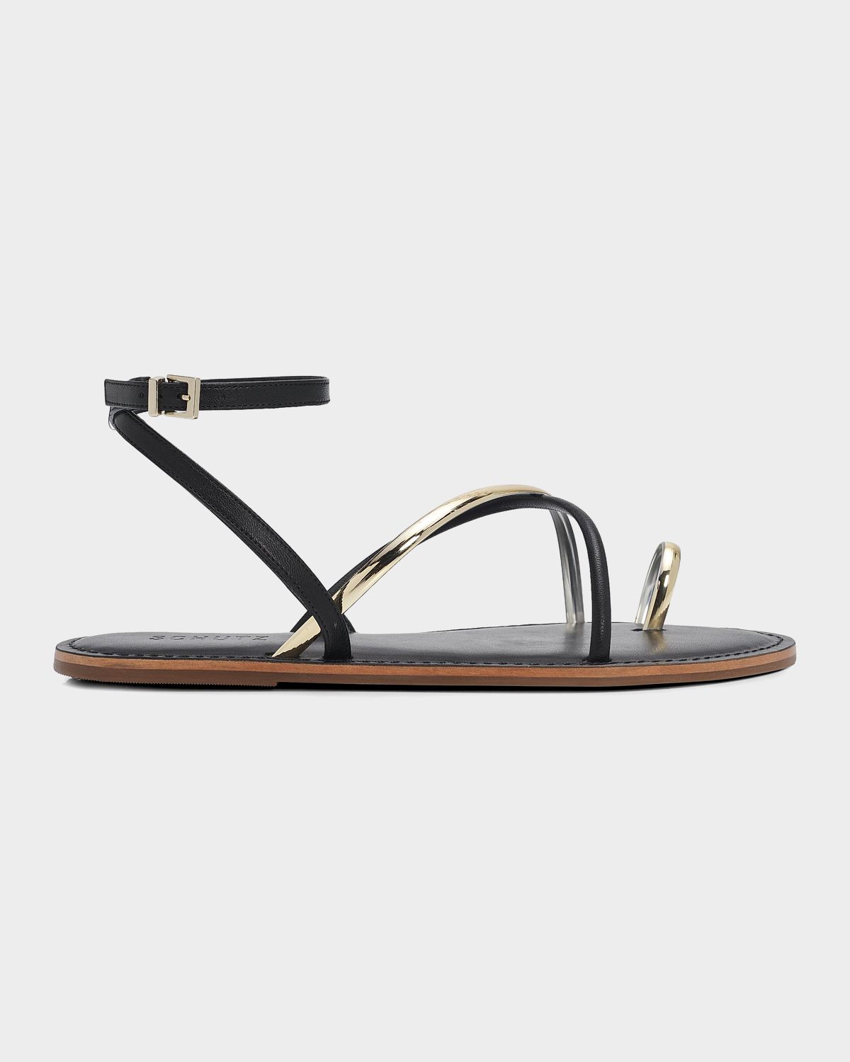 Schutz Valeria Leather Sandals
