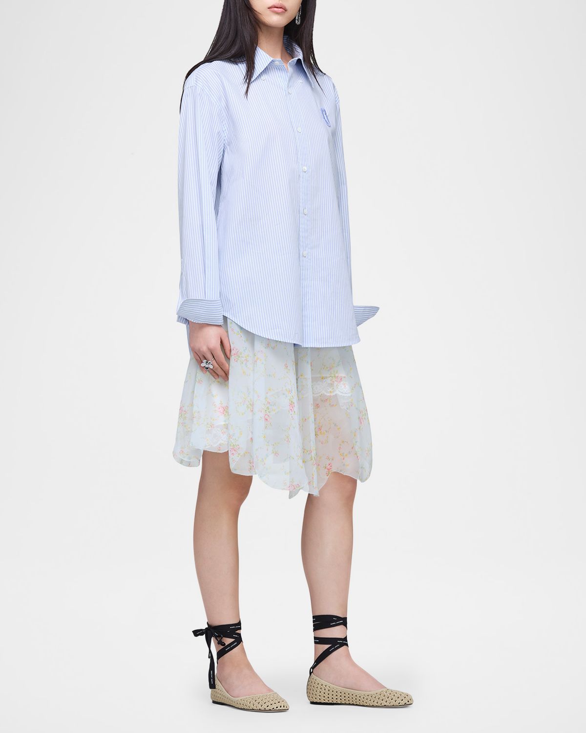 Marc Jacobs Pop J Marc Striped Poplin Shirt