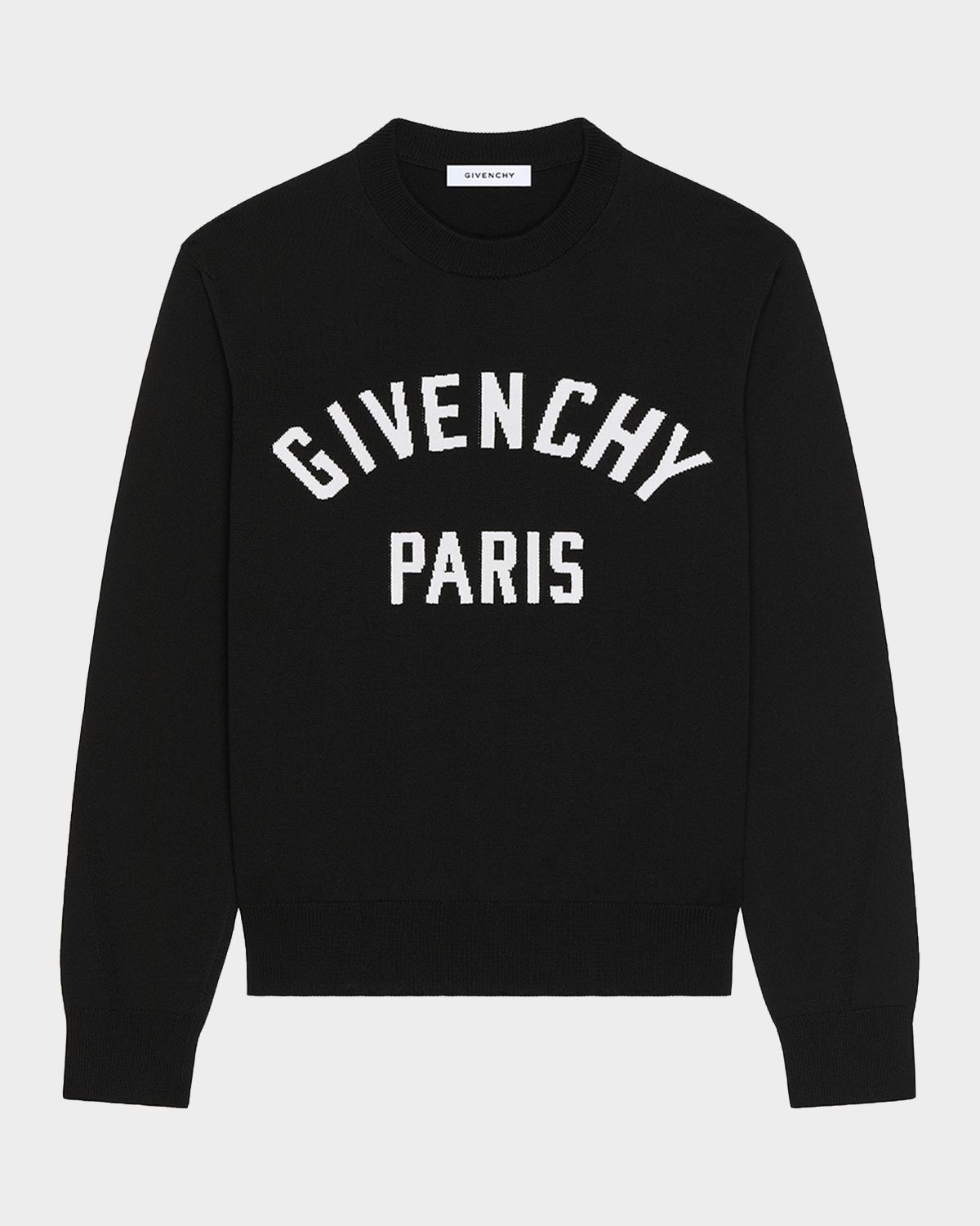 Givenchy Men 's Logo Cotton-Blend Crewneck Sweater | Thumbnail 3