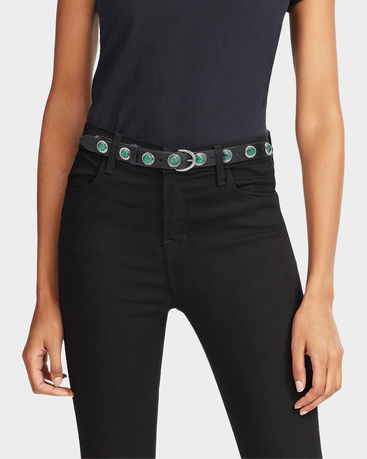 Rag & Bone Celia Stud Leather Belt | Thumbnail 5