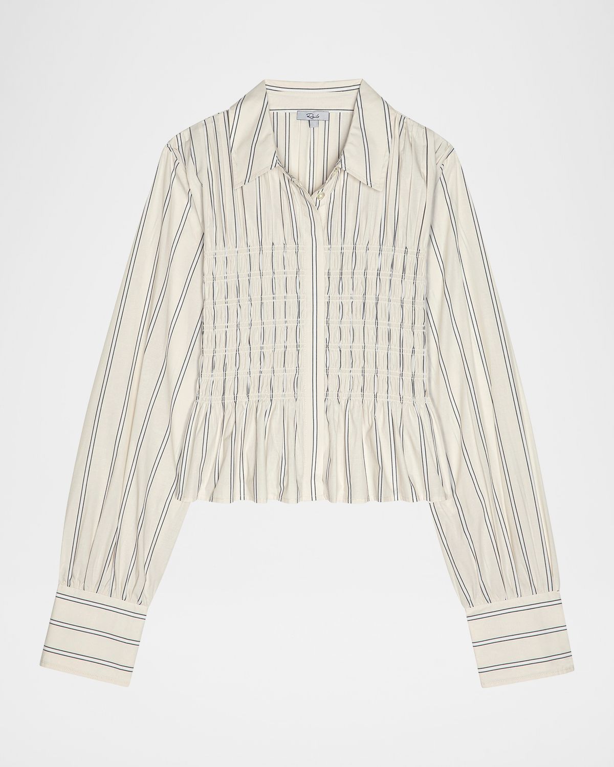 Rails Bradshaw Smocked Long-Sleeve Shirt | Thumbnail 7