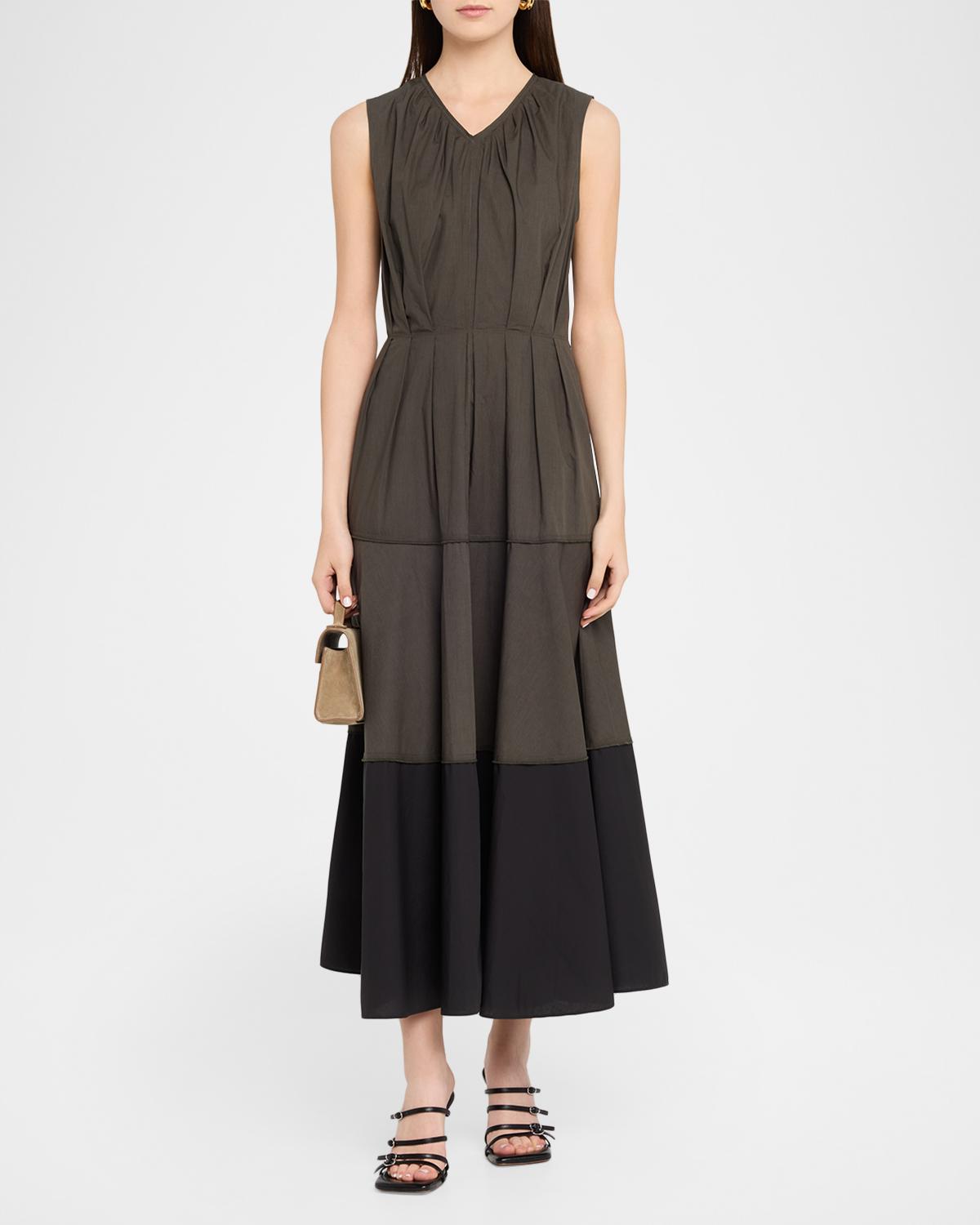 Proenza Schouler White Label Kailey Tiered Poplin Maxi Dress | Thumbnail 2