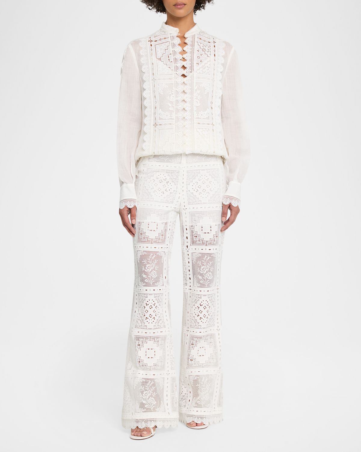 Zimmermann Aster Embroidered Blouse