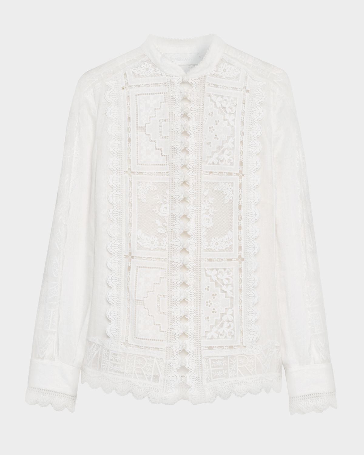 Zimmermann Aster Embroidered Blouse