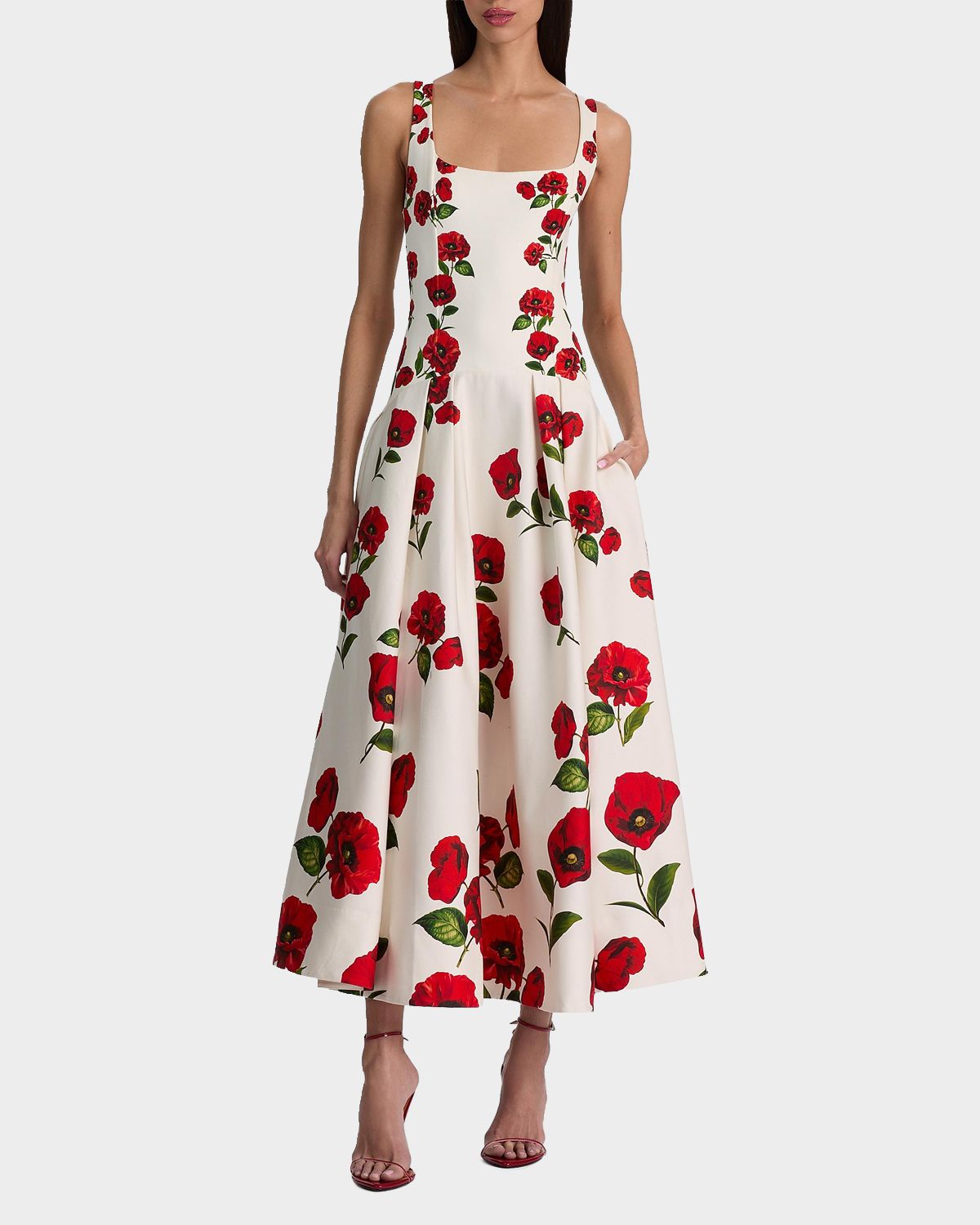 ALICE + OLIVIA Adley Drop-Waist Maxi Dress | Thumbnail 2 ALICE + OLIVIA Adley Drop-Waist Maxi Dress | Thumbnail 2