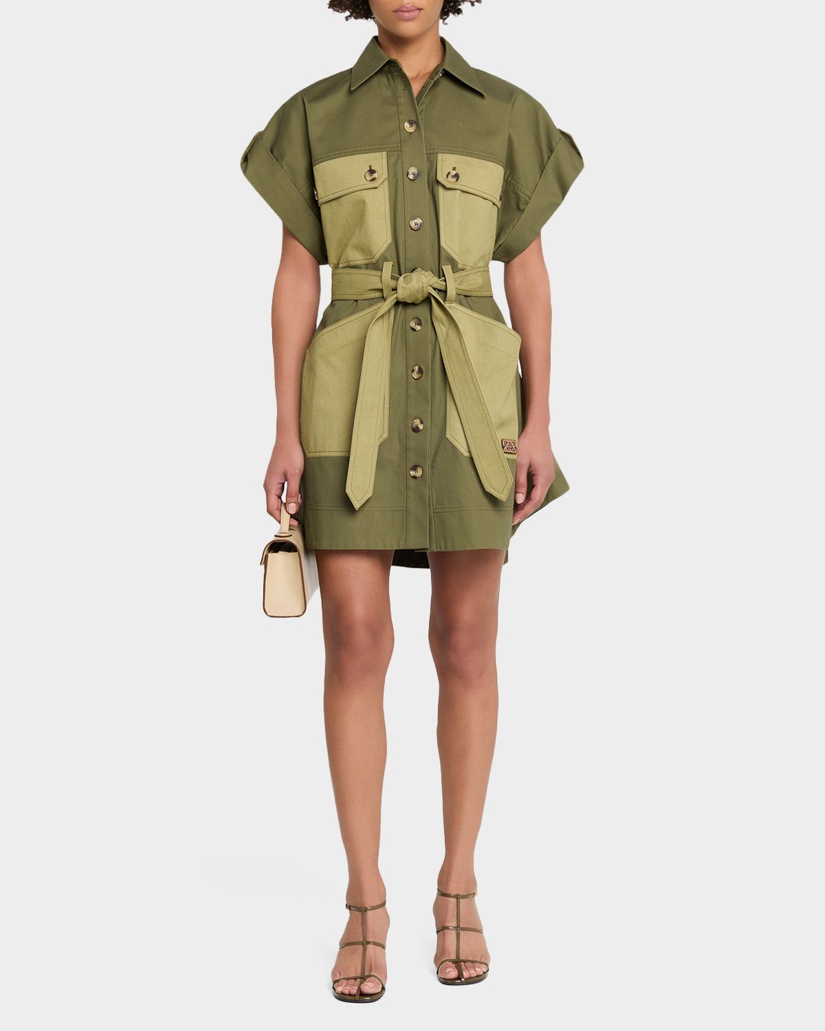 Zimmermann Solstice Belted Mini Dress - Women's Clothing