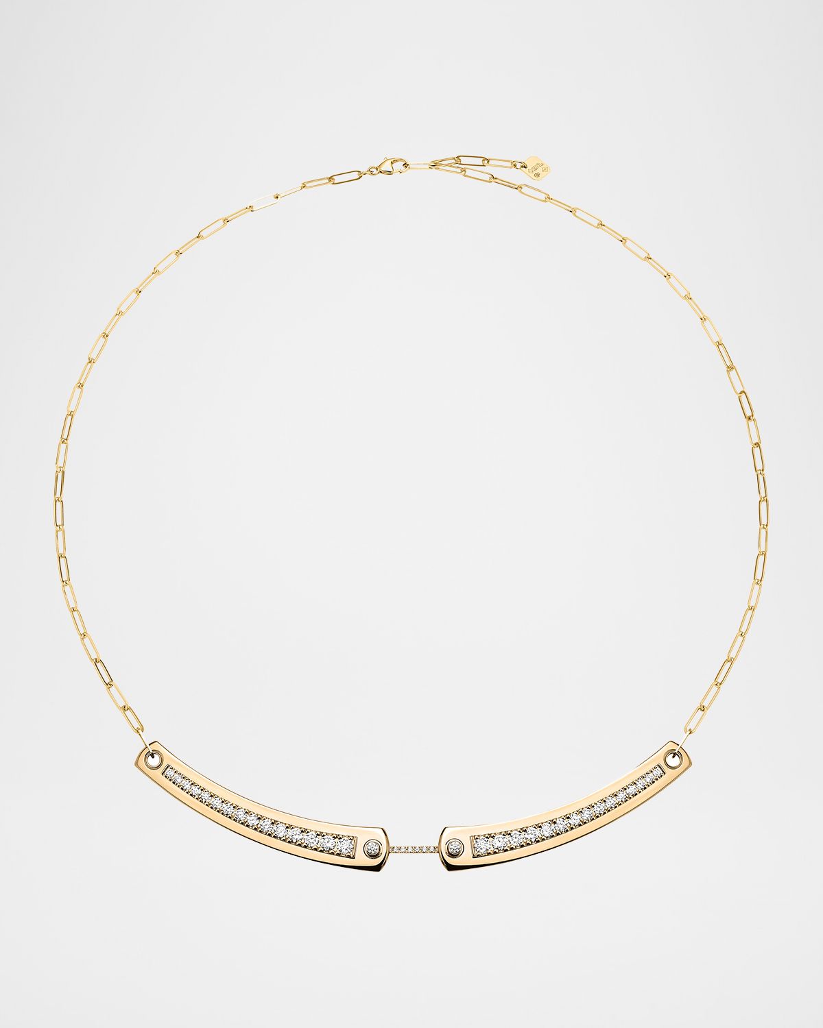 Nouvel Heritage 18K Yellow Gold Tuxedo Mood Necklace