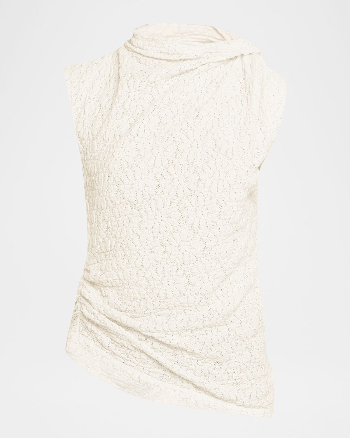 Proenza Schouler White Label Circe Draped Stretch-Knit Top