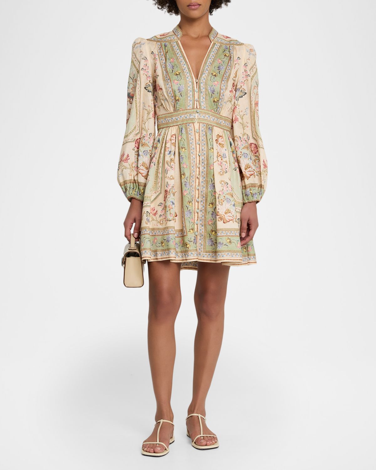 Zimmermann Roselight Plunge Mini Dress | Thumbnail 5 Zimmermann Roselight Plunge Mini Dress | Thumbnail 5