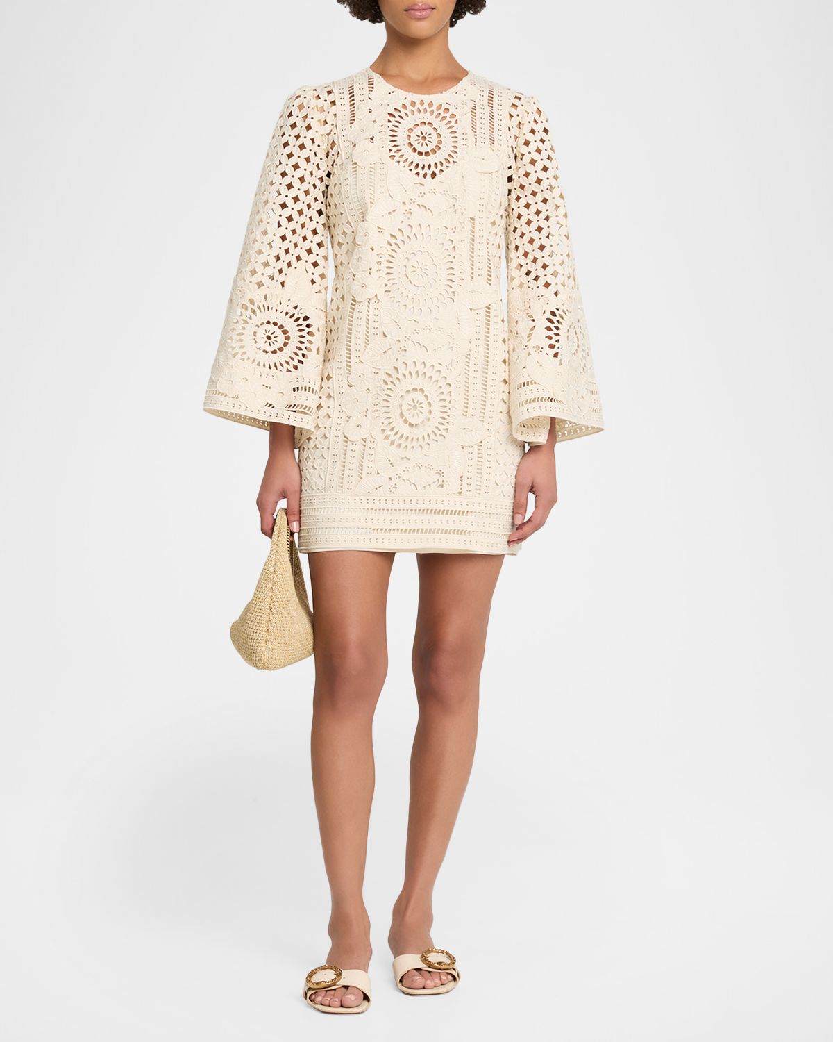 Zimmermann Indra Embroidered Mini Dress