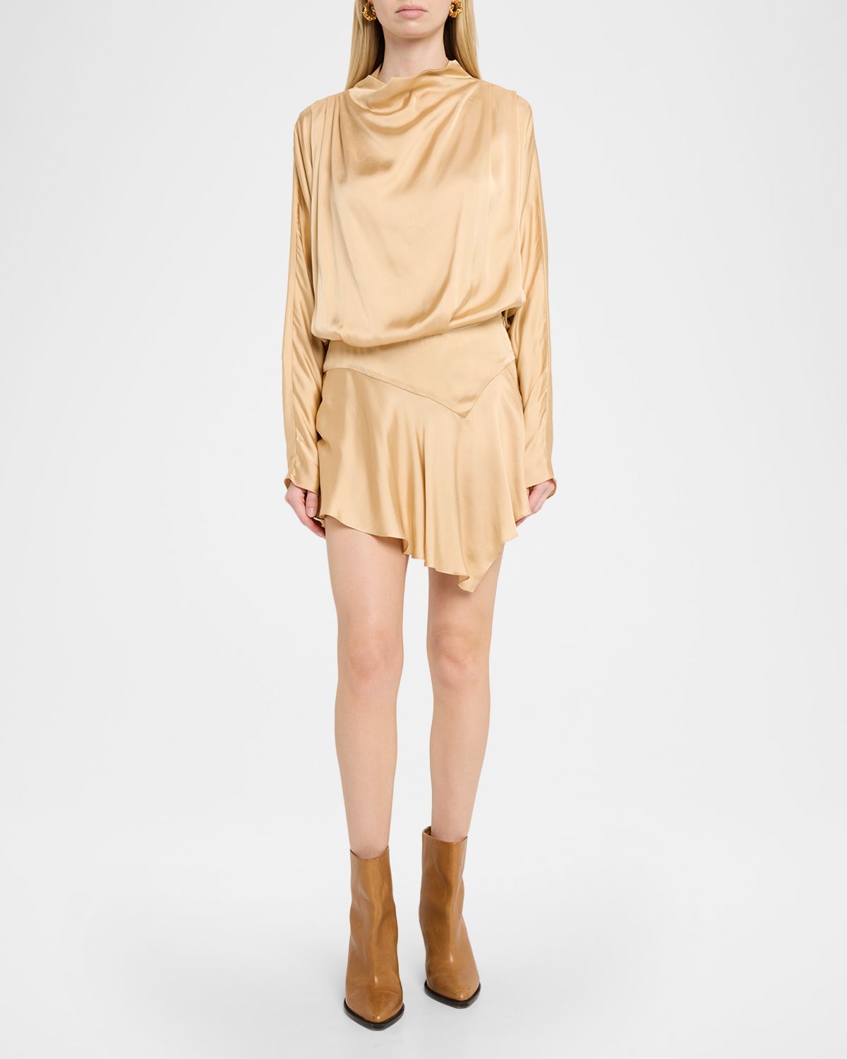 Isabel Marant Neline Asymmetric Mini Dress | Thumbnail 5 Isabel Marant Neline Asymmetric Mini Dress | Thumbnail 5