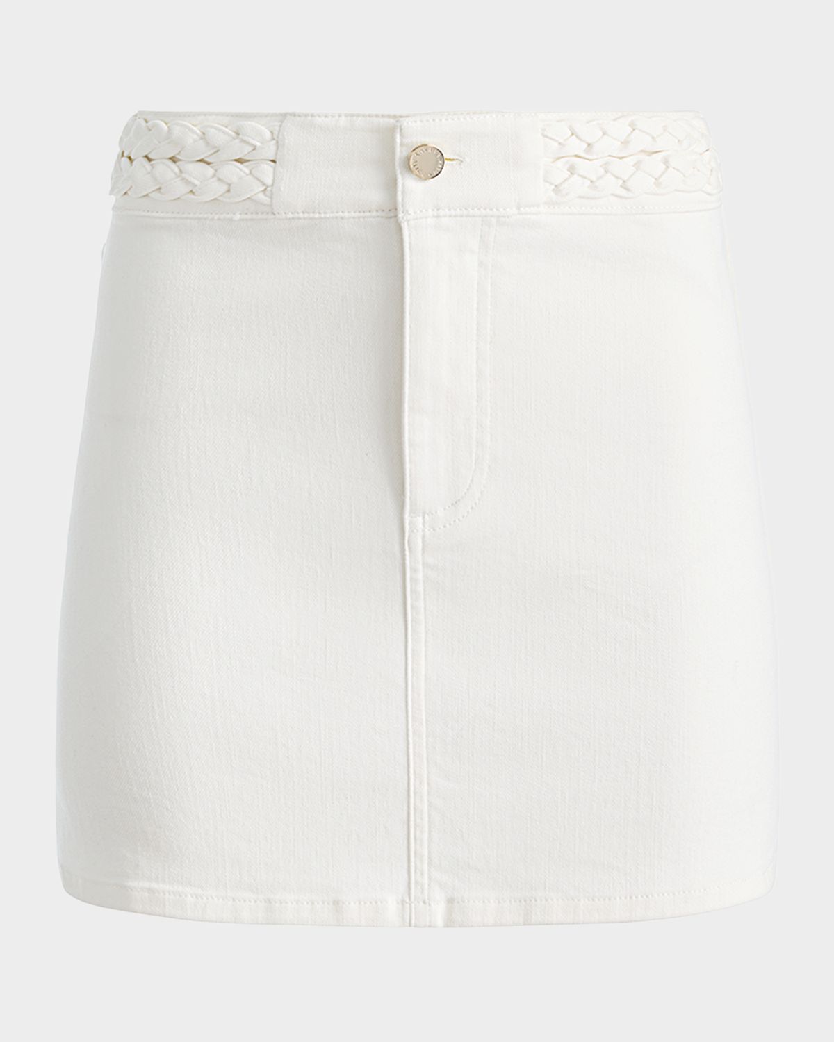 ALICE + OLIVIA Kari Braided Waistband Mini Skirt | Thumbnail 7 ALICE + OLIVIA Kari Braided Waistband Mini Skirt | Thumbnail 7