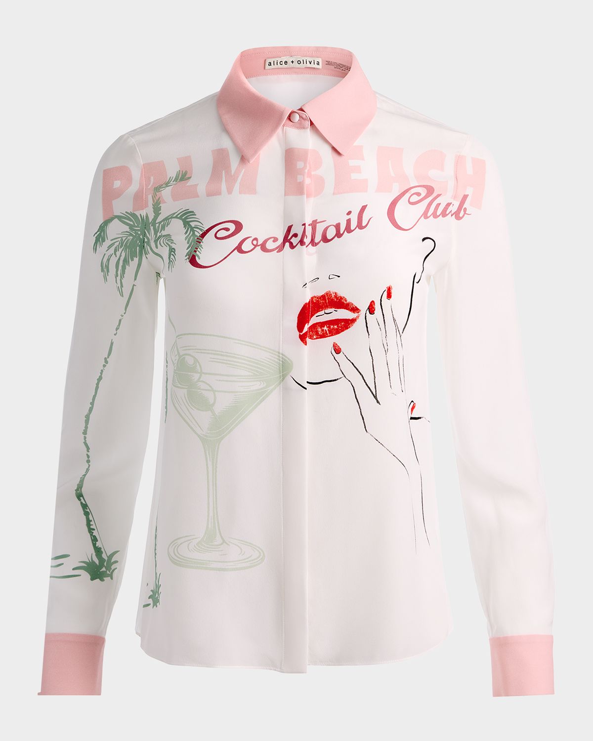 ALICE + OLIVIA Willa Placket Top | Thumbnail 8 ALICE + OLIVIA Willa Placket Top | Thumbnail 8