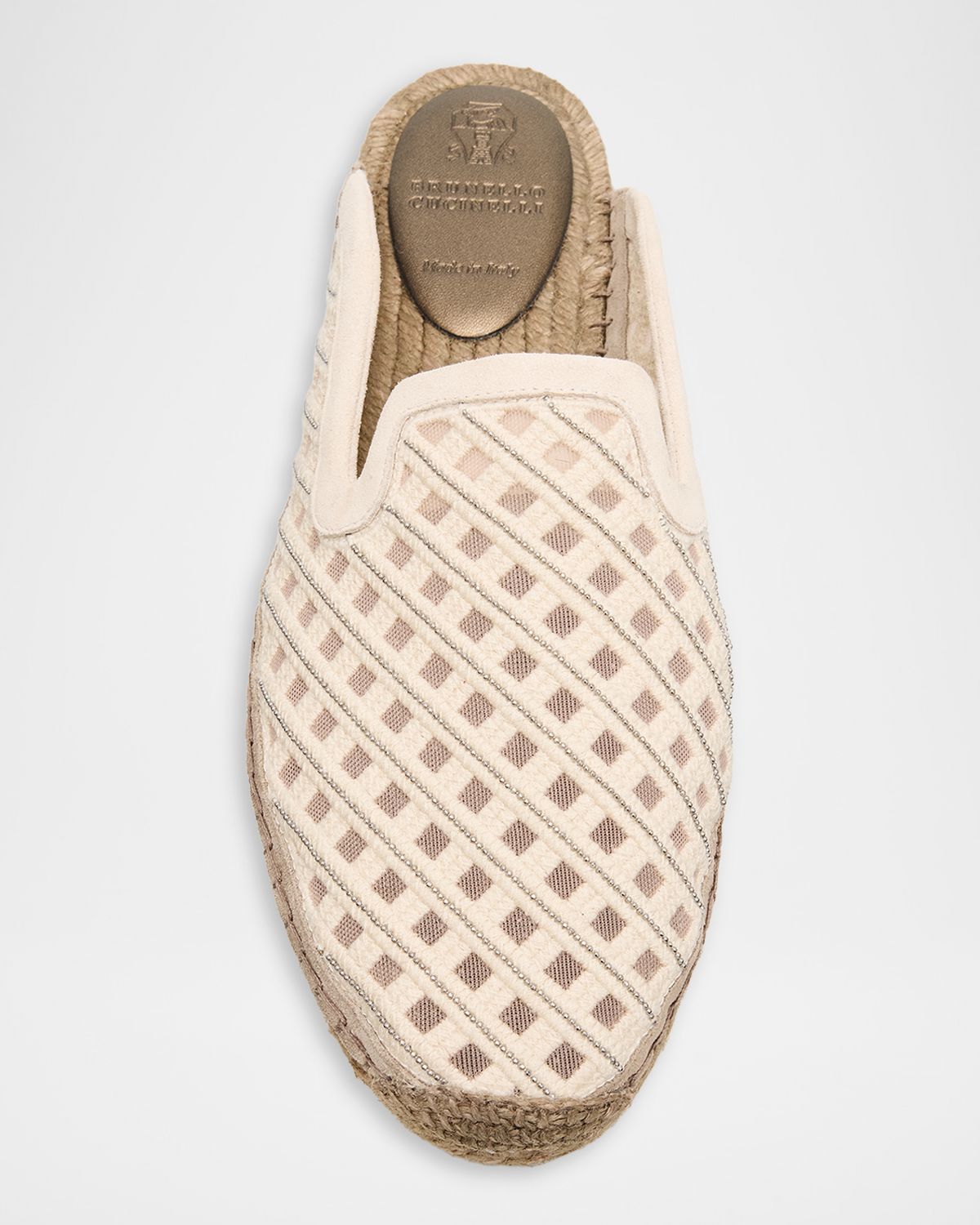 Brunello Cucinelli Diamond Cotton Espadrilles | Thumbnail 5 Brunello Cucinelli Diamond Cotton Espadrilles | Thumbnail 5