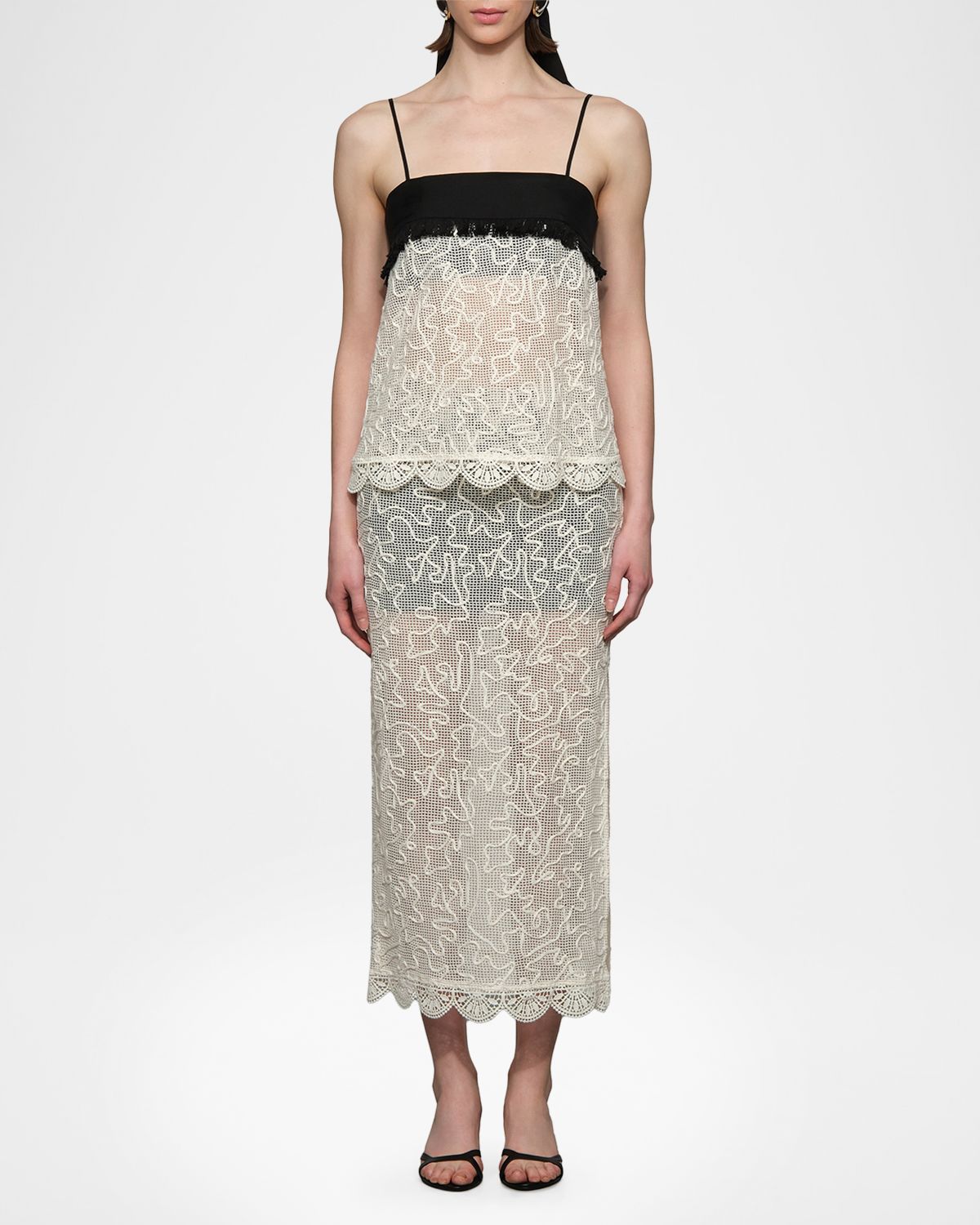 Et Ochs Willis Embroidered Net Midi Skirt | Thumbnail 6 Et Ochs Willis Embroidered Net Midi Skirt | Thumbnail 6