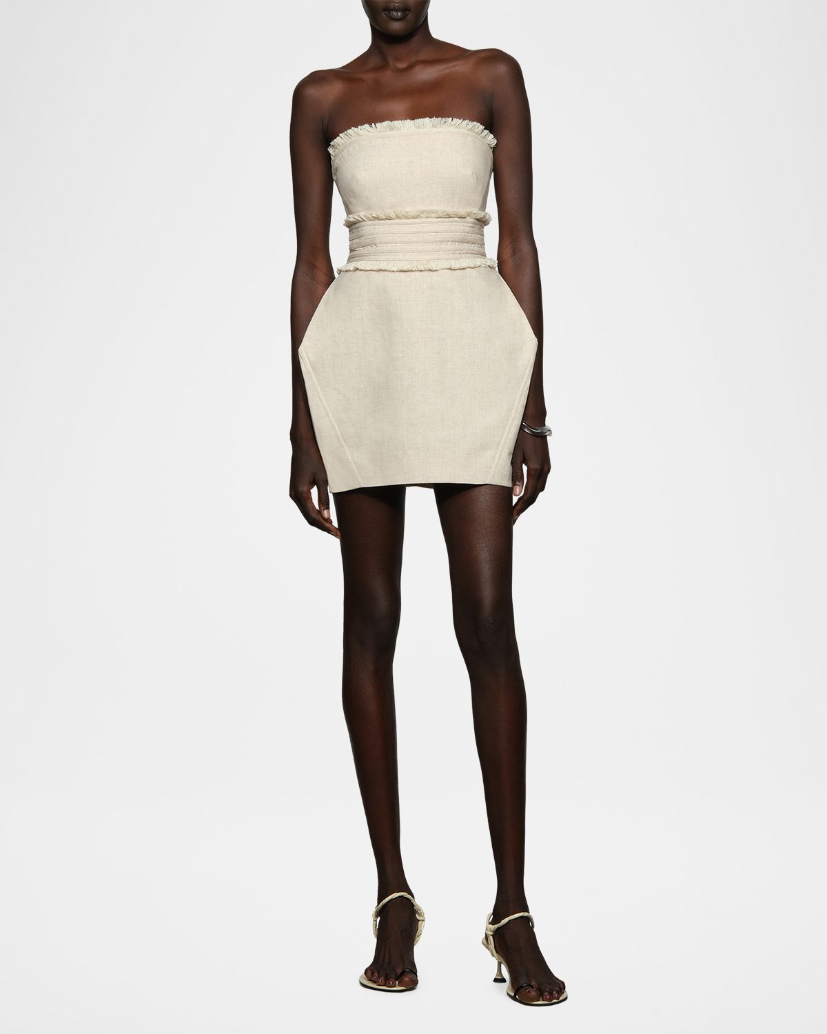 Et Ochs Elettra Strapless Fringe-Trim Mini Dress | Thumbnail 6 Et Ochs Elettra Strapless Fringe-Trim Mini Dress | Thumbnail 6
