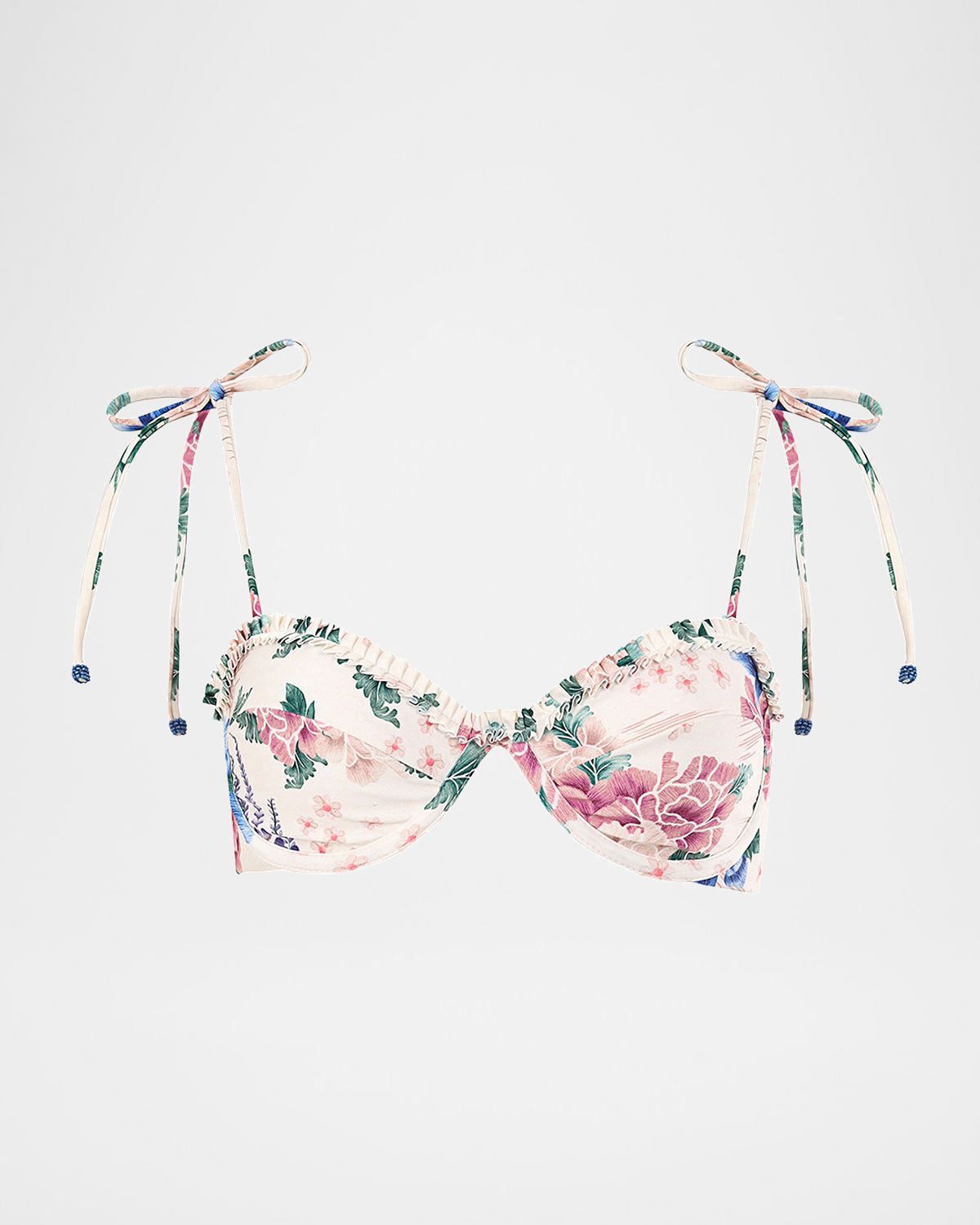 Agua Bendita Radical Sunrise Madelyn Ivy Underwire Bikini Top - Women's Clothing
