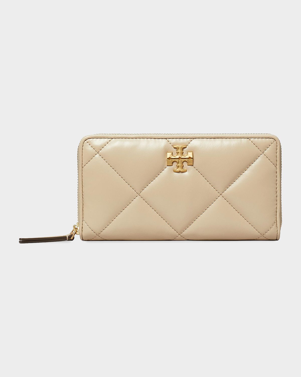 Tory Burch Kira Diamond-Quilted Leather Continental Wallet