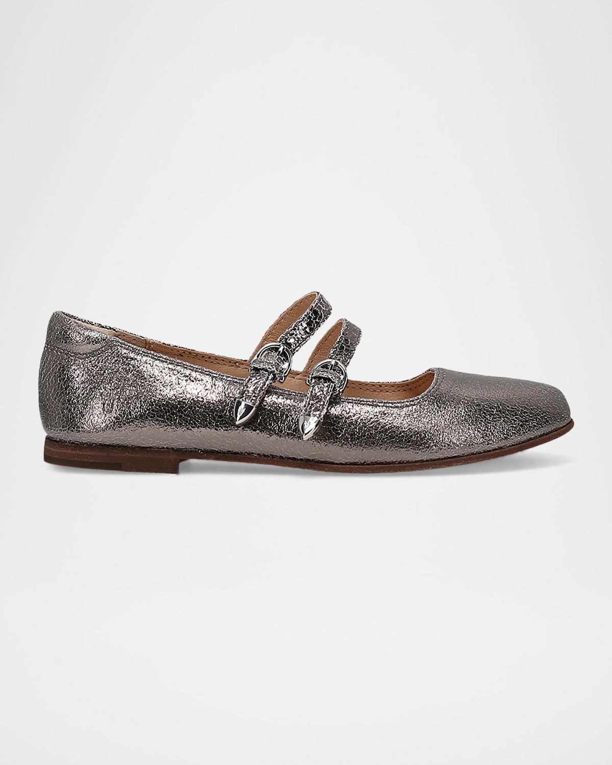 Frye Carson Metallic Leather Multi-Strap Mary Janes | Thumbnail 6