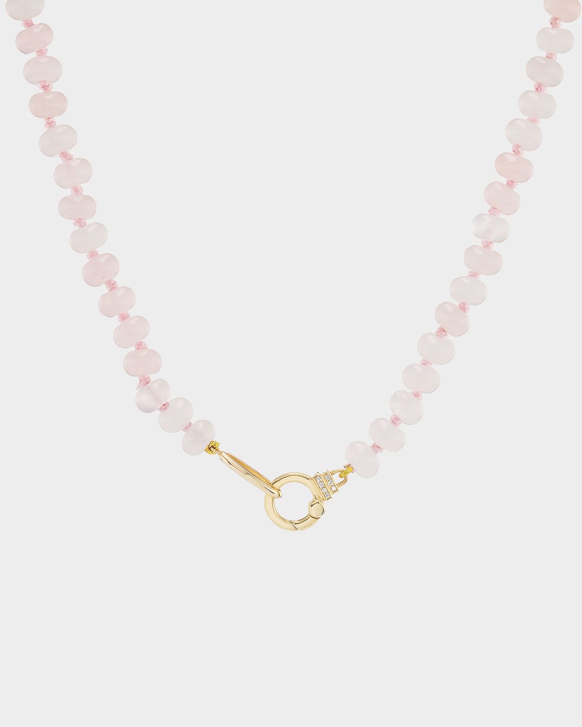 Sorellina 18K Rose Quartz Beaded Necklace