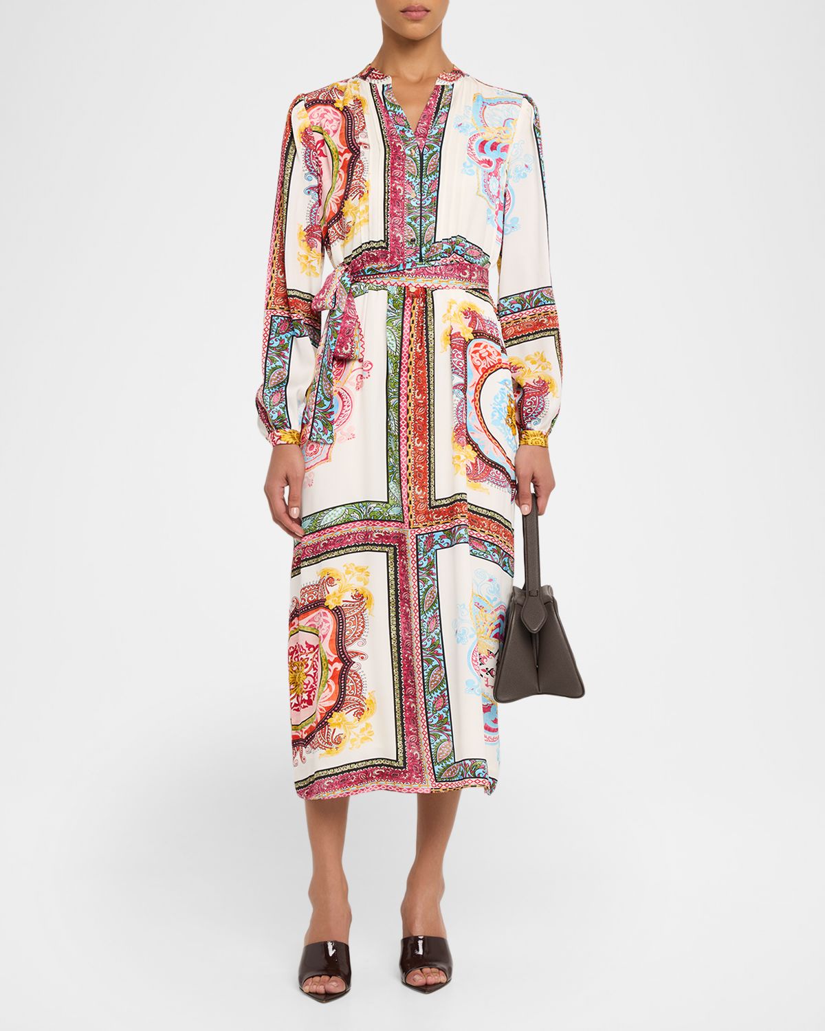 Elie Tahari The Mila Kaleidoscope Midi Dress