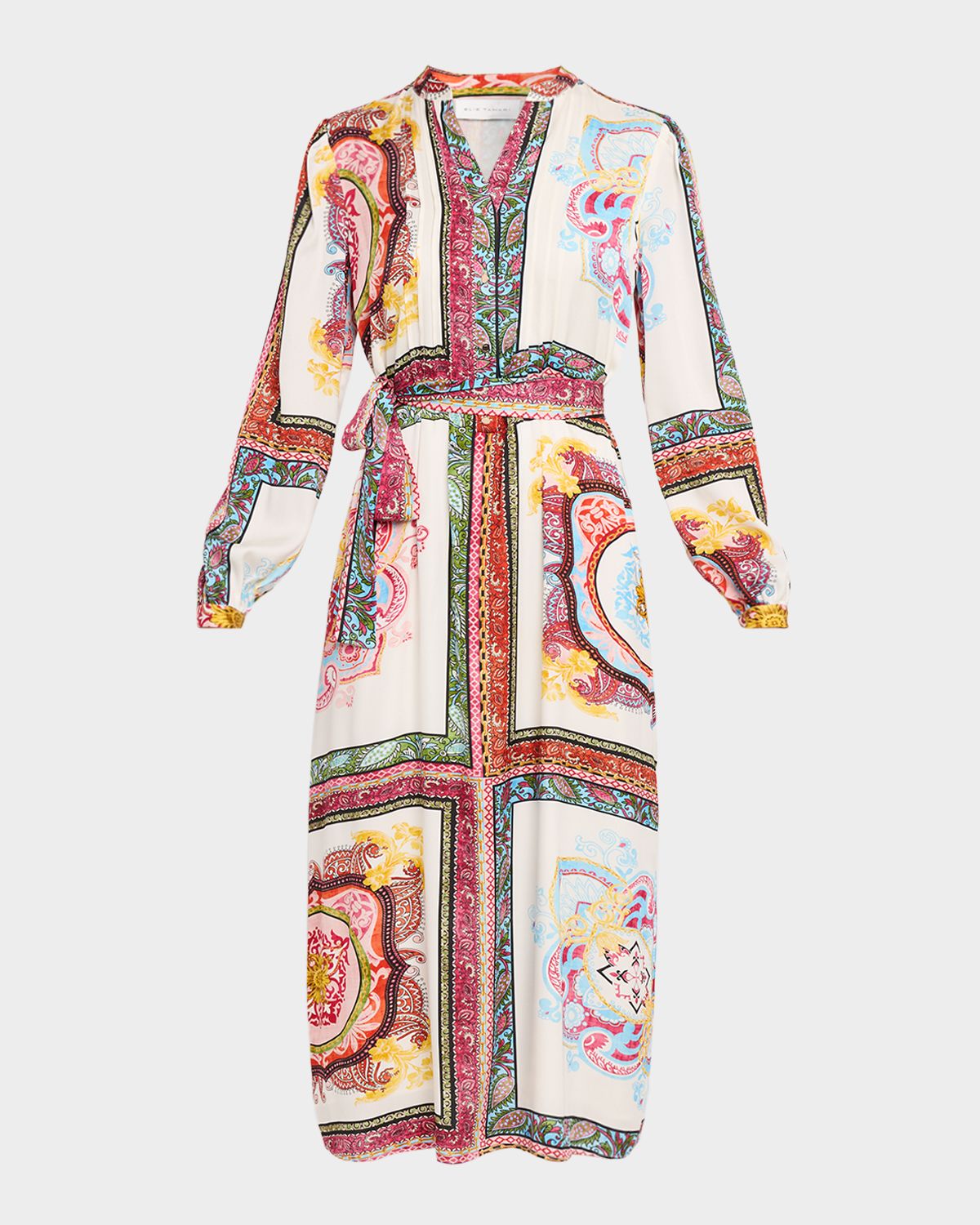 Elie Tahari The Mila Kaleidoscope Midi Dress