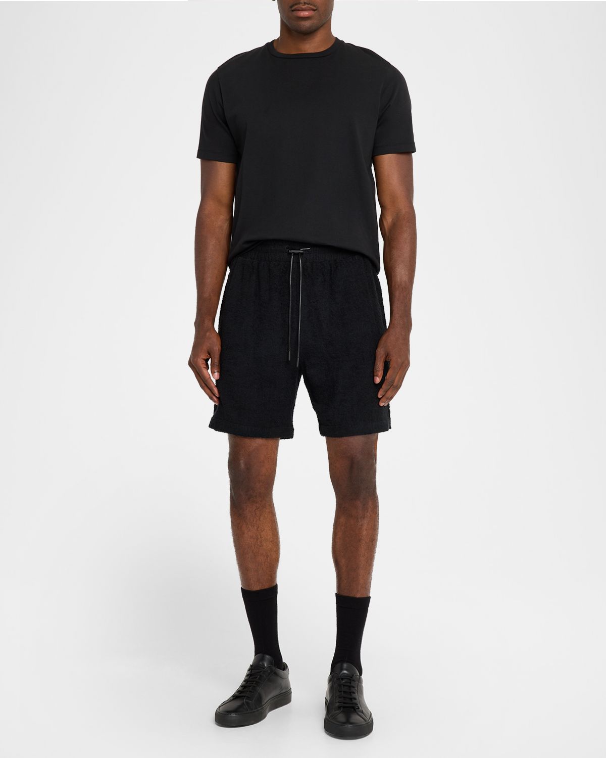 RTA Men 's Chaparral Clyde Cotton Terry Drawcord Shorts | Thumbnail 2 RTA Men 's Chaparral Clyde Cotton Terry Drawcord Shorts | Thumbnail 2