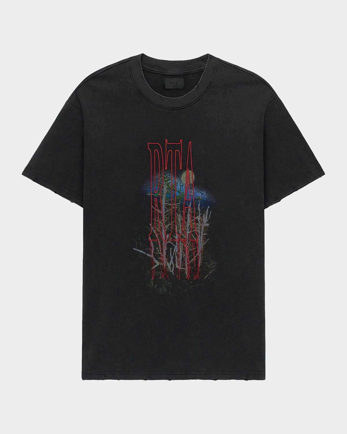 RTA Men 's Colin Oversized Cotton Graphic Logo T-Shirt