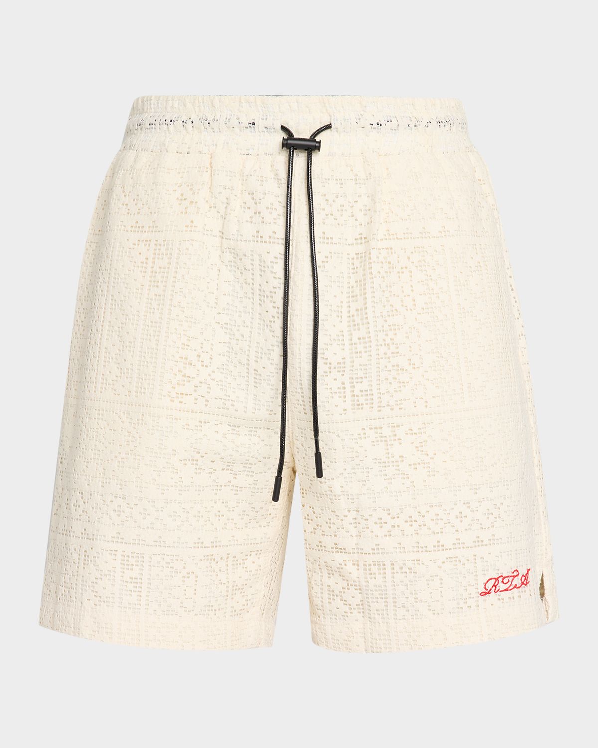 RTA Men 's Chaparral Clyde Cotton Crochet Shorts