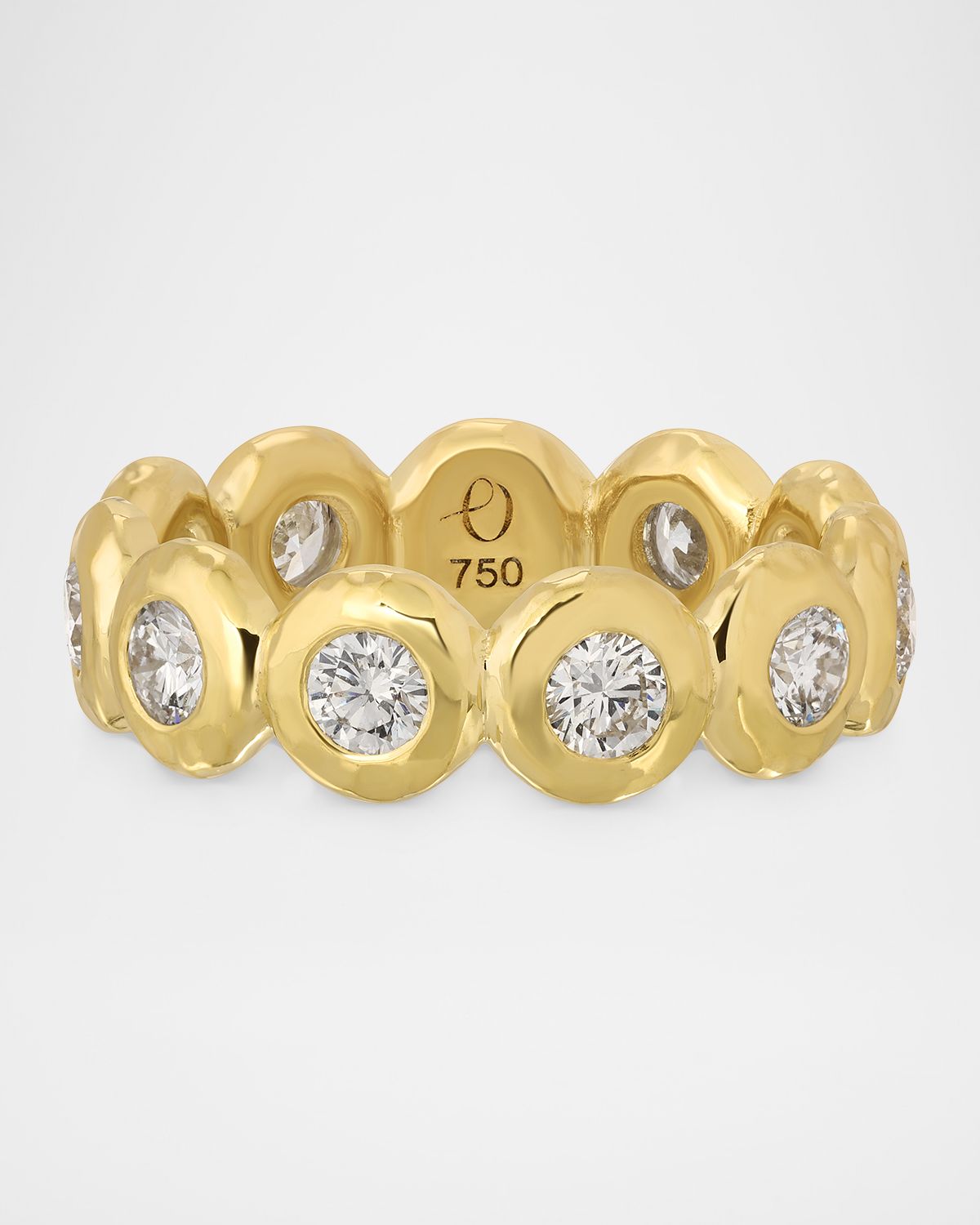 Octavia Elizabeth Large Diamond Nesting Eternity Ring