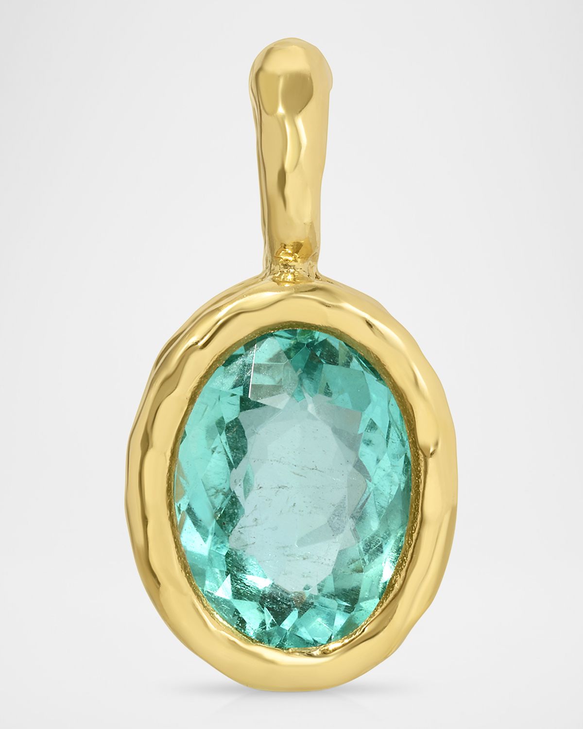 Octavia Elizabeth Hidden Gem Oval Vanadium Beryl Pendant