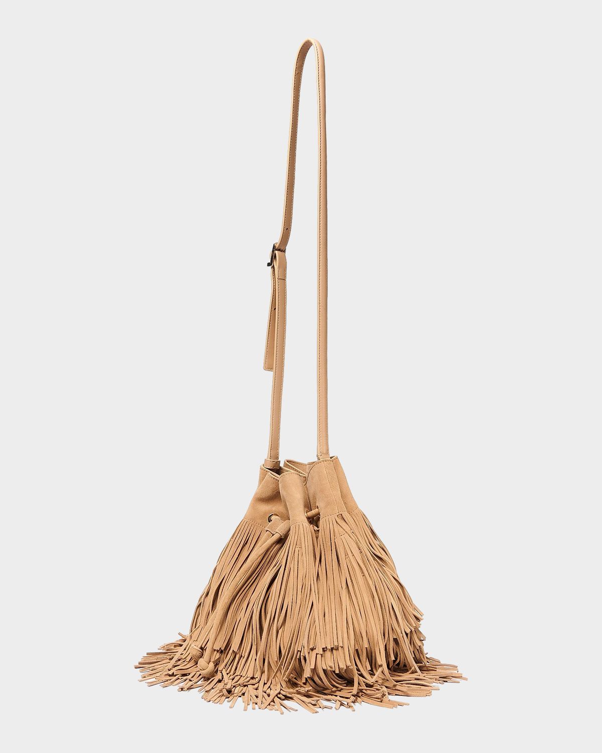 SIMKHAI Marena Fringed Suede Crossbody Bag