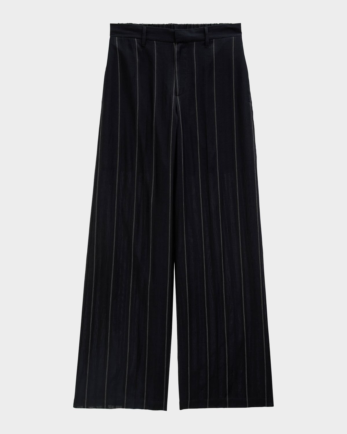 AG Jeans Sheer Wide-Leg Trousers
