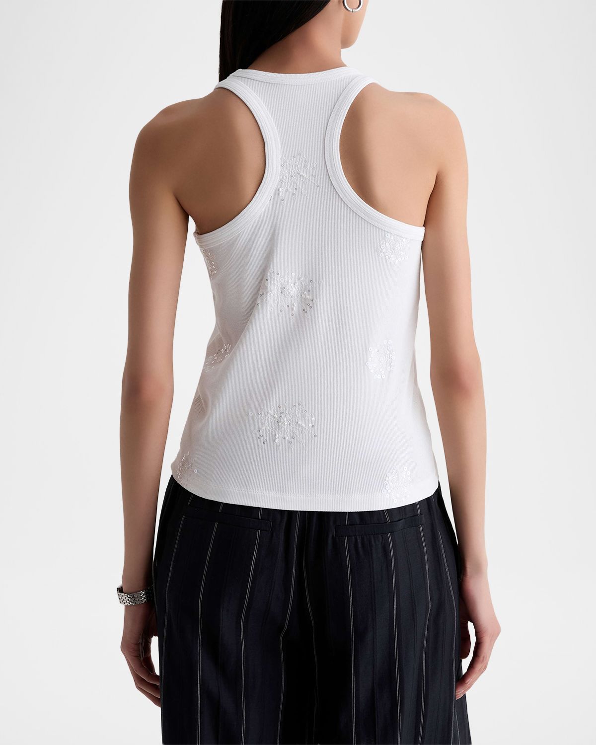AG Jeans Embellished High-Neck Tank Top | Thumbnail 3
