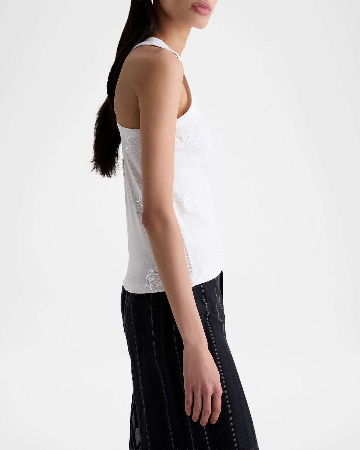 AG Jeans Embellished High-Neck Tank Top | Thumbnail 6
