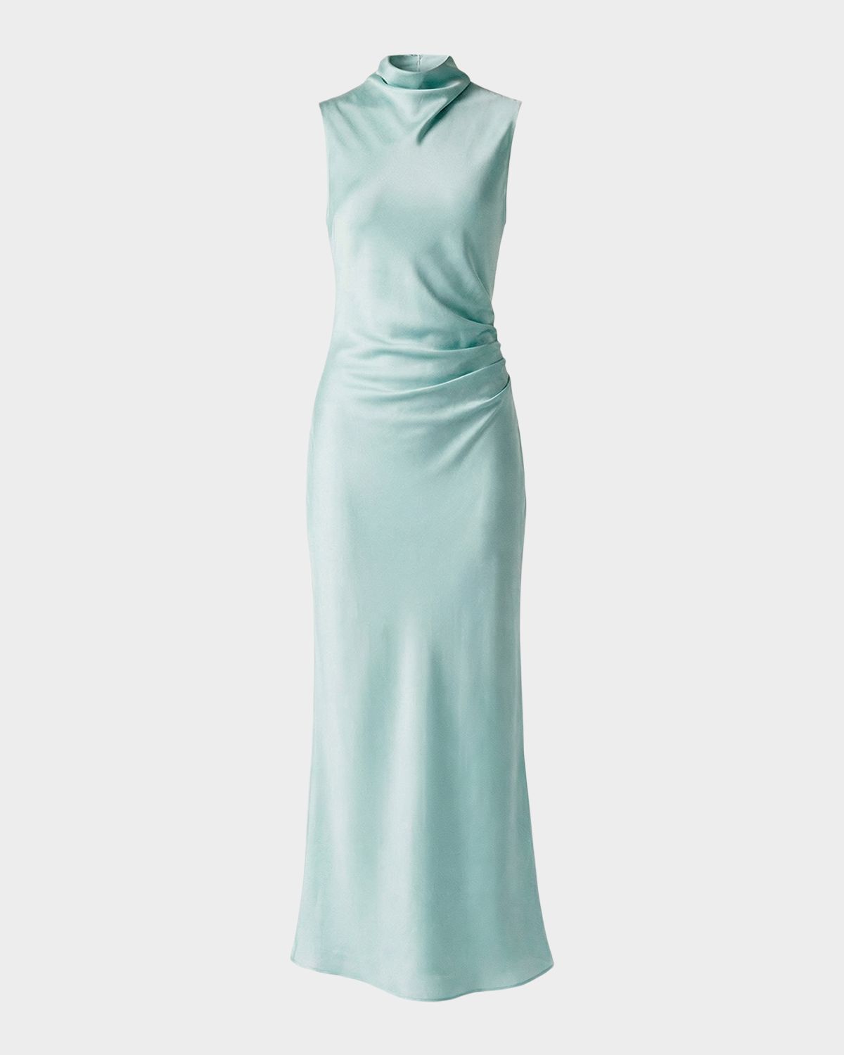 Toccin Koralie Draped-Neck Midi Dress | Image 1 Toccin Koralie Draped-Neck Midi Dress | Image 1