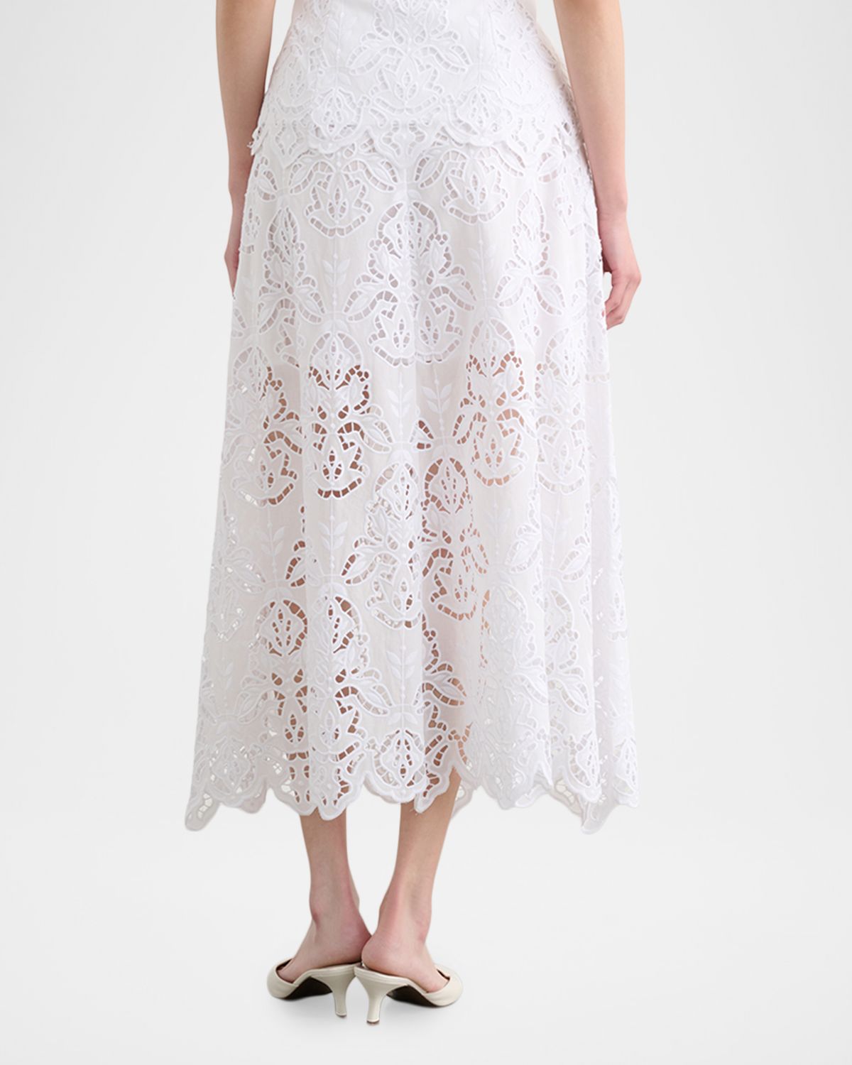 Toccin Stacy Embroidered Midi Skirt | Thumbnail 3