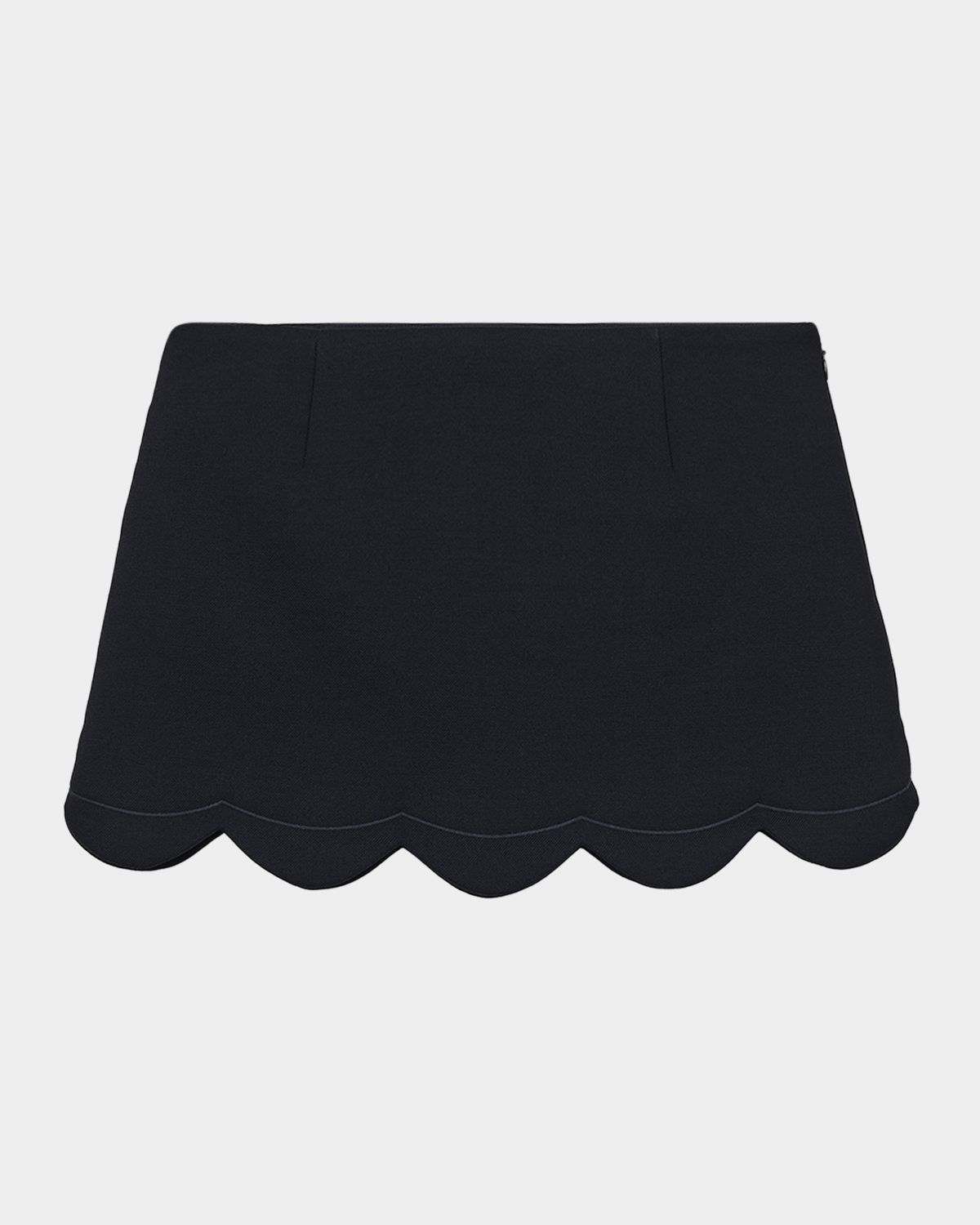 Marc Jacobs Scalloped Daisy Wool Mini Skirt