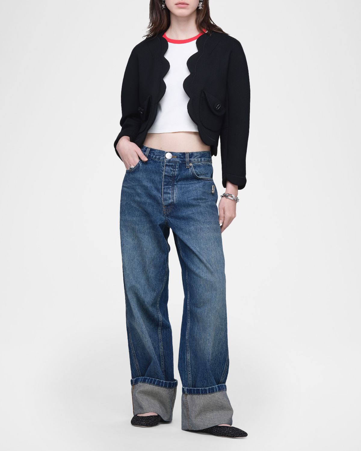 Marc Jacobs Scalloped Daisy Lady Jacket