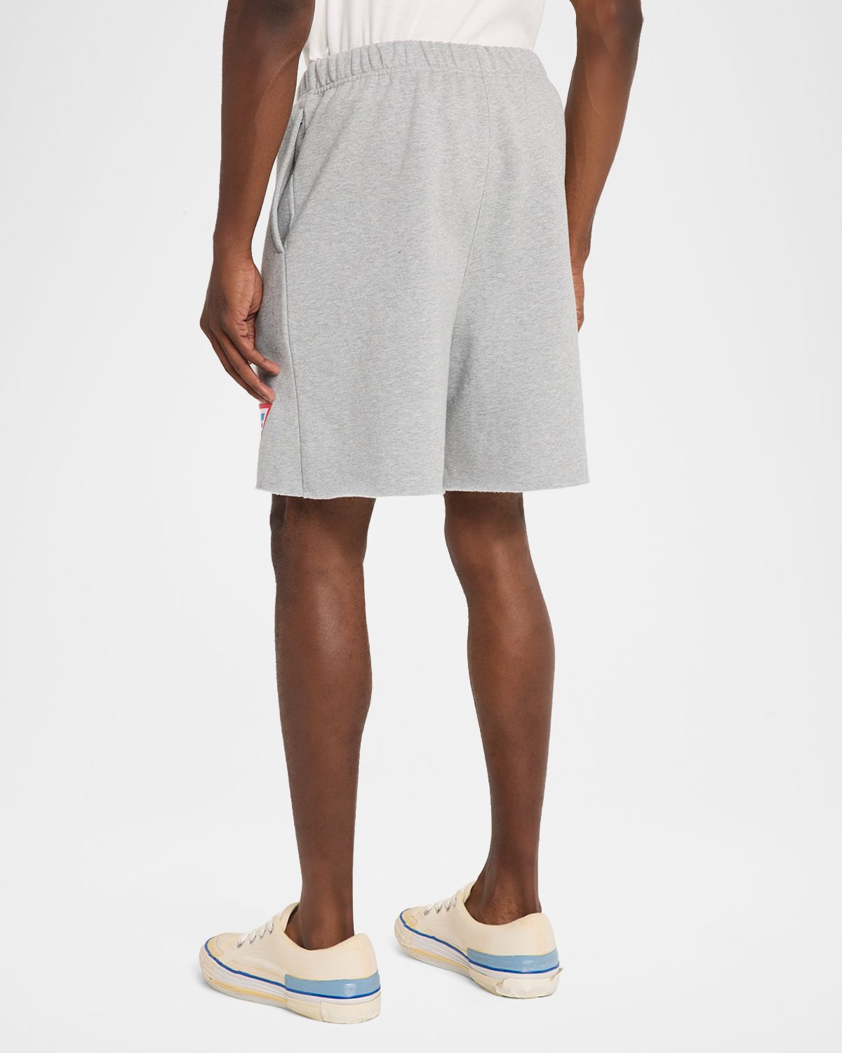 PURPLE Men 's Turbo Type ogo Fleece Shorts | Thumbnail 3 PURPLE Men 's Turbo Type ogo Fleece Shorts | Thumbnail 3
