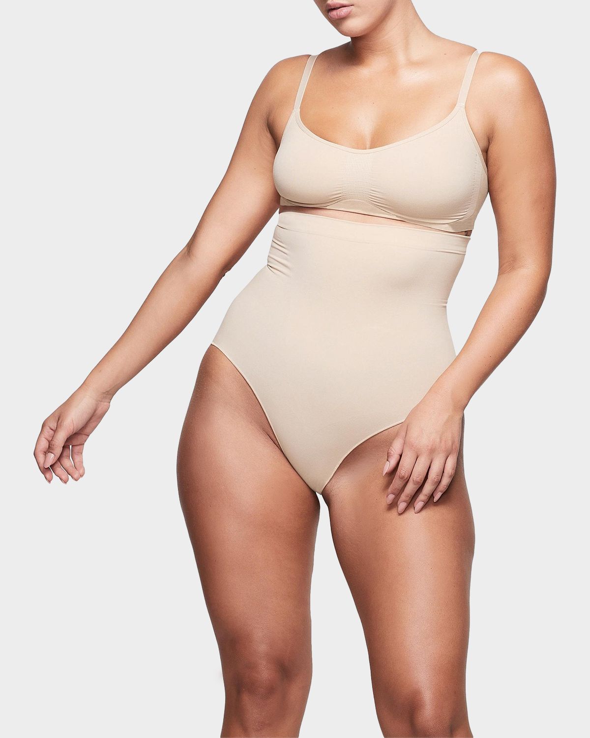 SKIMS Seamless Sculpt High-Waisted Briefs | Thumbnail 4