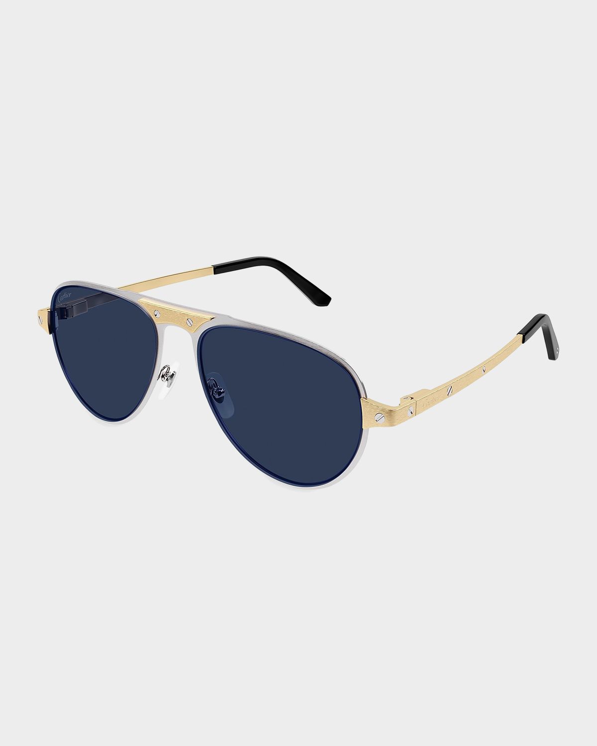 Cartier Santos Evolution 58MM Pilot Sunglasses | Thumbnail 3 Cartier Santos Evolution 58MM Pilot Sunglasses | Thumbnail 3