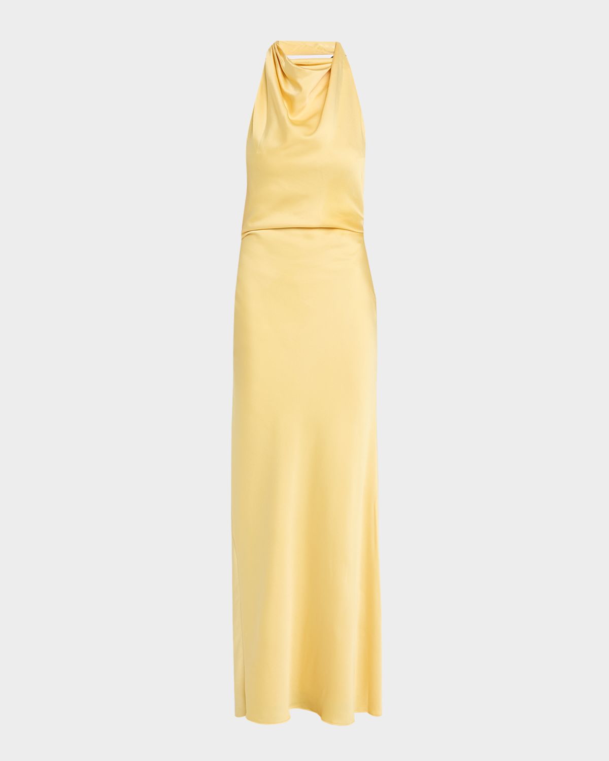 SIMKHAI Reannon Satin Halter Dress