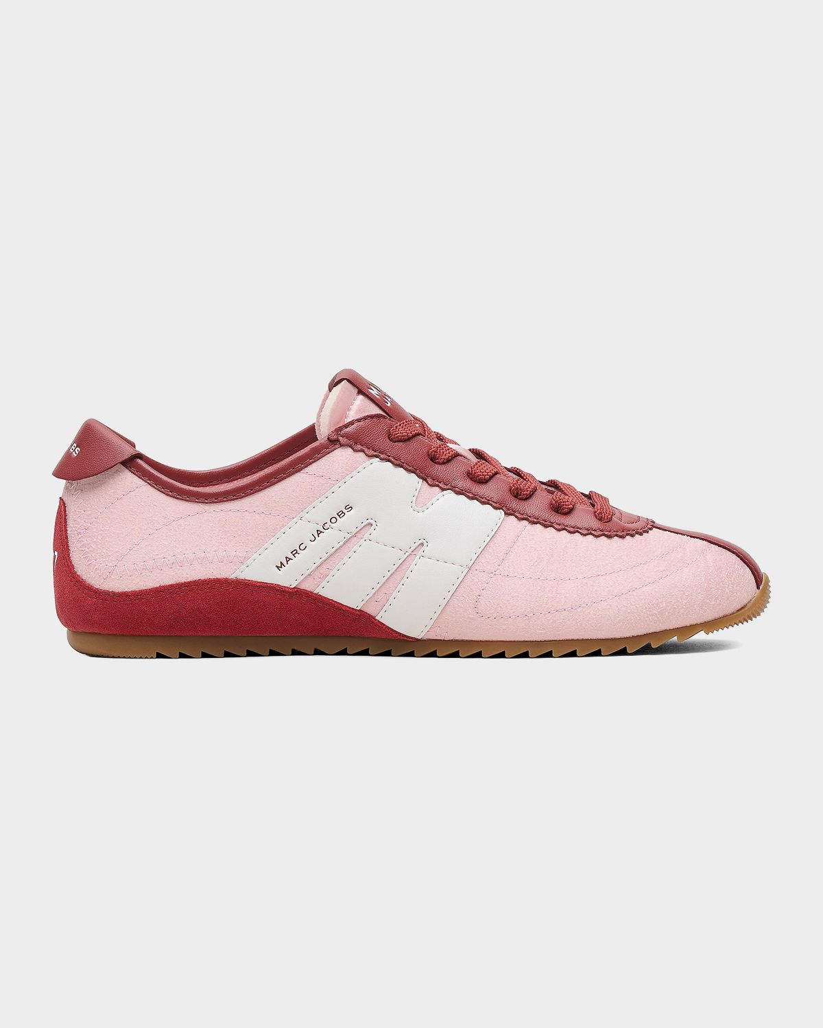 Marc Jacobs The 400 Bleecker Mixed Leather Low-Top Sneakers