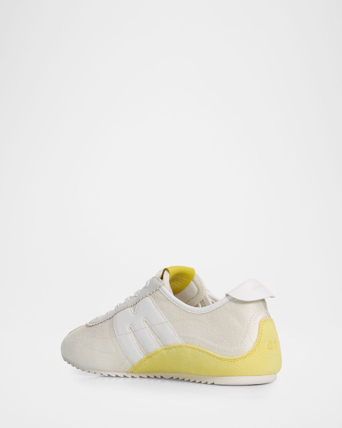 Marc Jacobs The 400 Bleecker Mixed Leather Low-Top Sneakers | Thumbnail 3 Marc Jacobs The 400 Bleecker Mixed Leather Low-Top Sneakers | Thumbnail 3