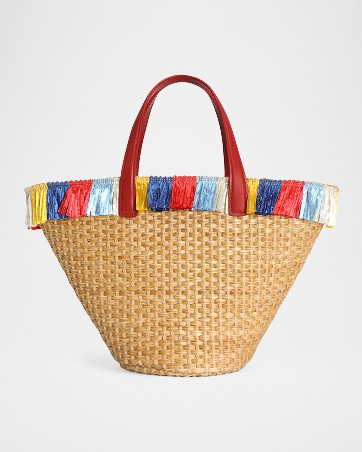 Dolce & Gabbana Kid 's DG Straw Fringed Tote Bag | Thumbnail 2